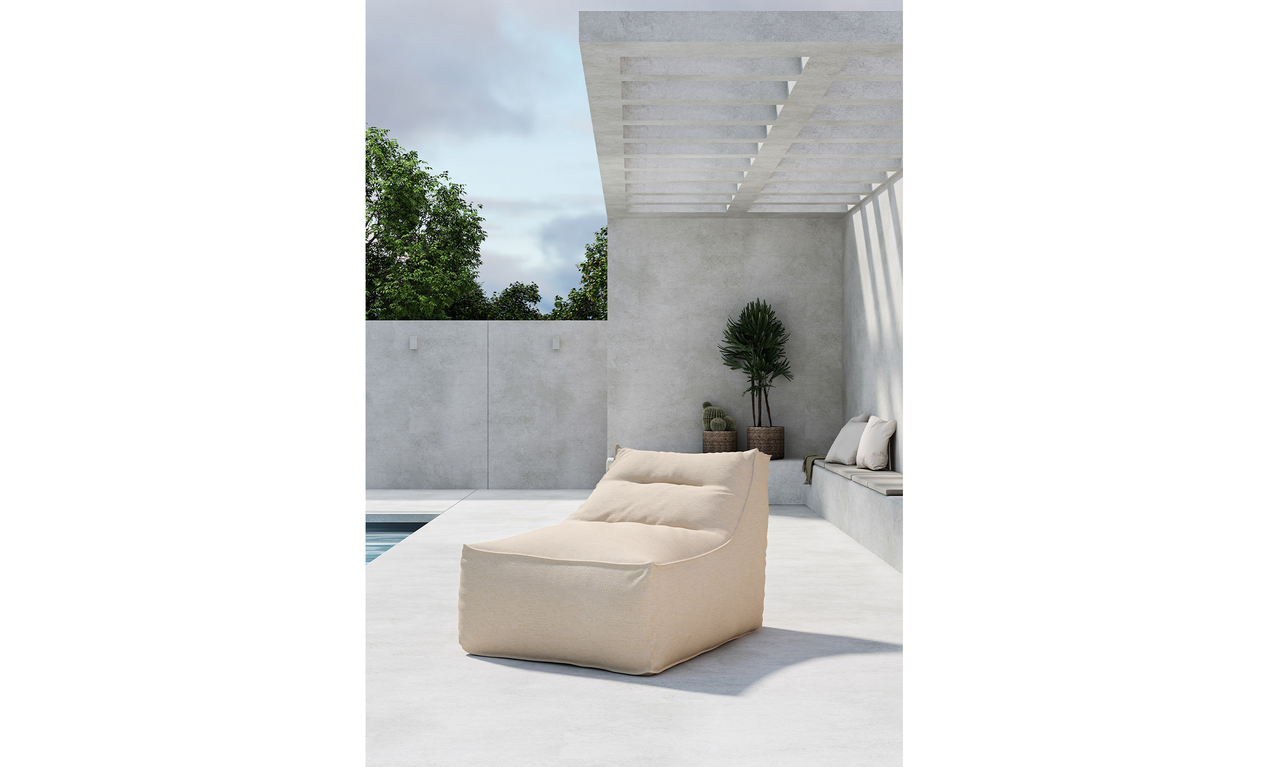 DINO Loungeftlj Beige
