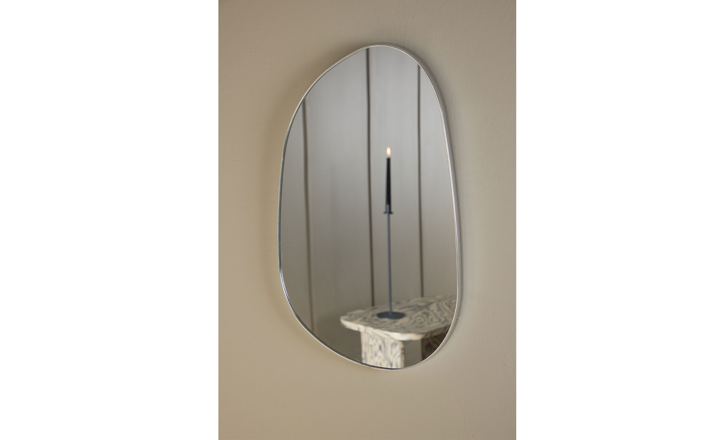 BRIAN Spegel 65x40 Silver