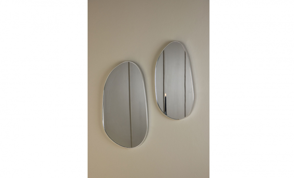 BRIAN Spegel 65x40 Silver i gruppen Dekoration / Speglar hos SoffaDirekt.se (61718-331)