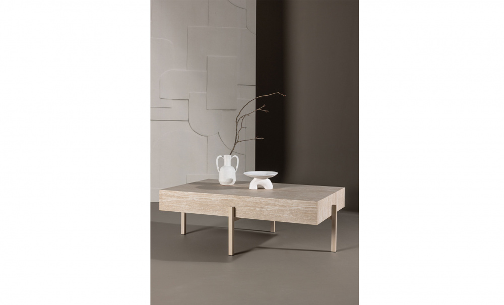 VALERIA Soffbord Beige i gruppen Vardagsrum / Soffbord / Trbord hos SoffaDirekt.se (61785-707)
