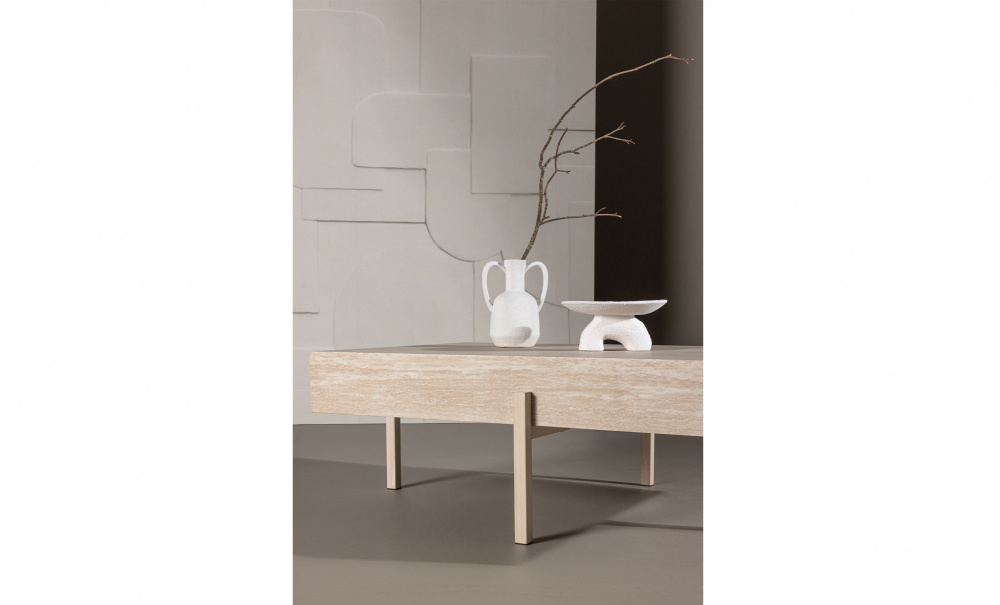 VALERIA Soffbord Beige i gruppen Vardagsrum / Soffbord / Trbord hos SoffaDirekt.se (61785-707)