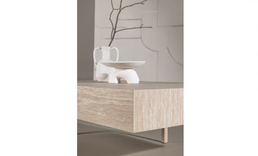 VALERIA Soffbord Beige i gruppen Vardagsrum / Soffbord / Trbord hos SoffaDirekt.se (61785-707)