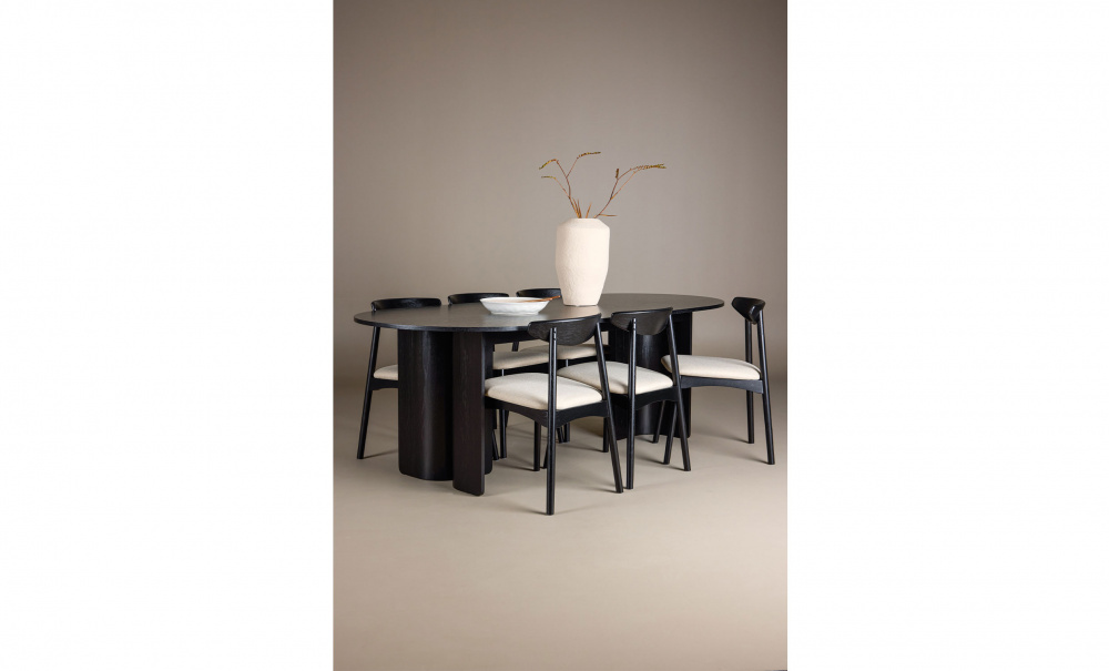 HAVANNA Matbord 220 Svart i gruppen Matplats / Bord / Matbord hos SoffaDirekt.se (61953-100)