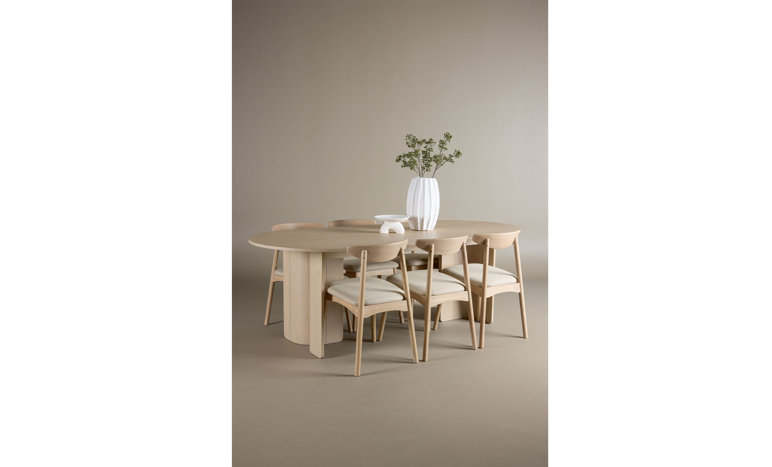 HAVANNA Matbord 220 Vitputsad