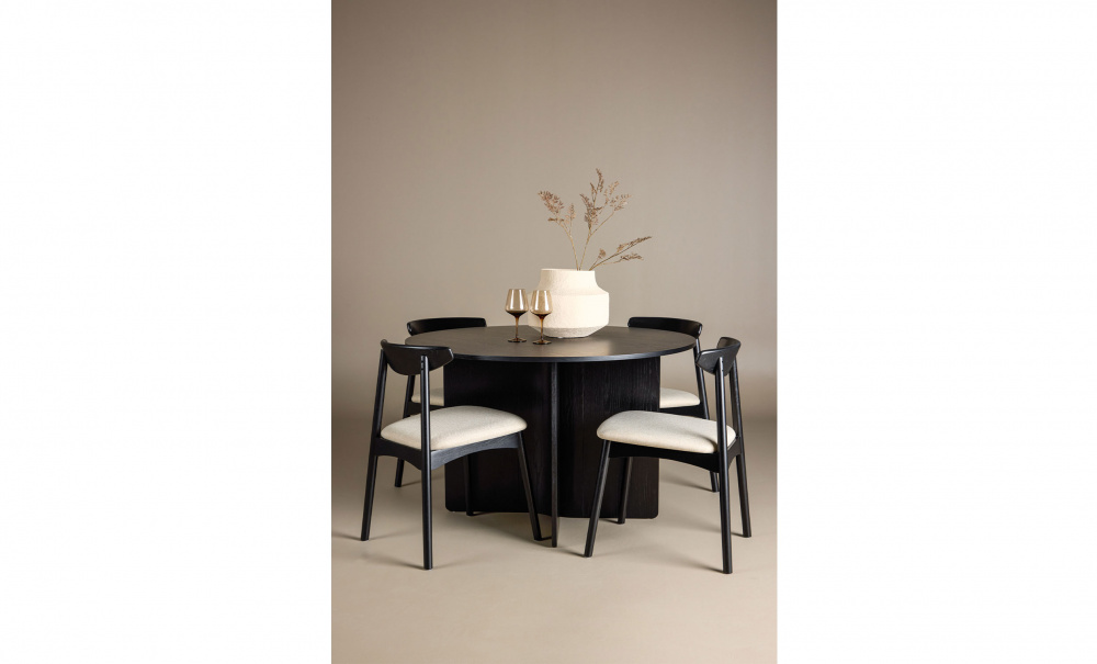 HAVANNA Matbord 120 Svart i gruppen Matplats / Bord / Matbord hos SoffaDirekt.se (61954-100)