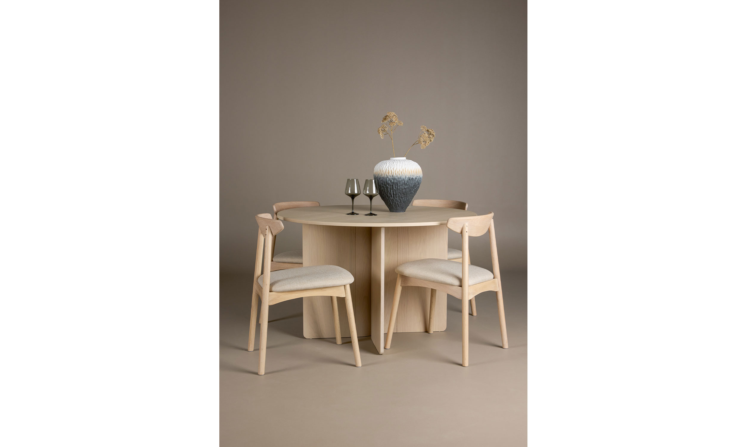 HAVANNA Matbord 120 Vitputsad