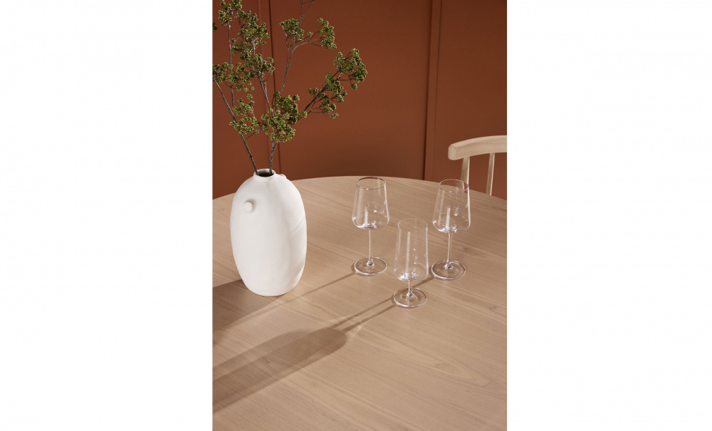OTILIA Matbord 120 Vitputsad i gruppen Matplats / Bord / Matbord hos SoffaDirekt.se (61972-130)