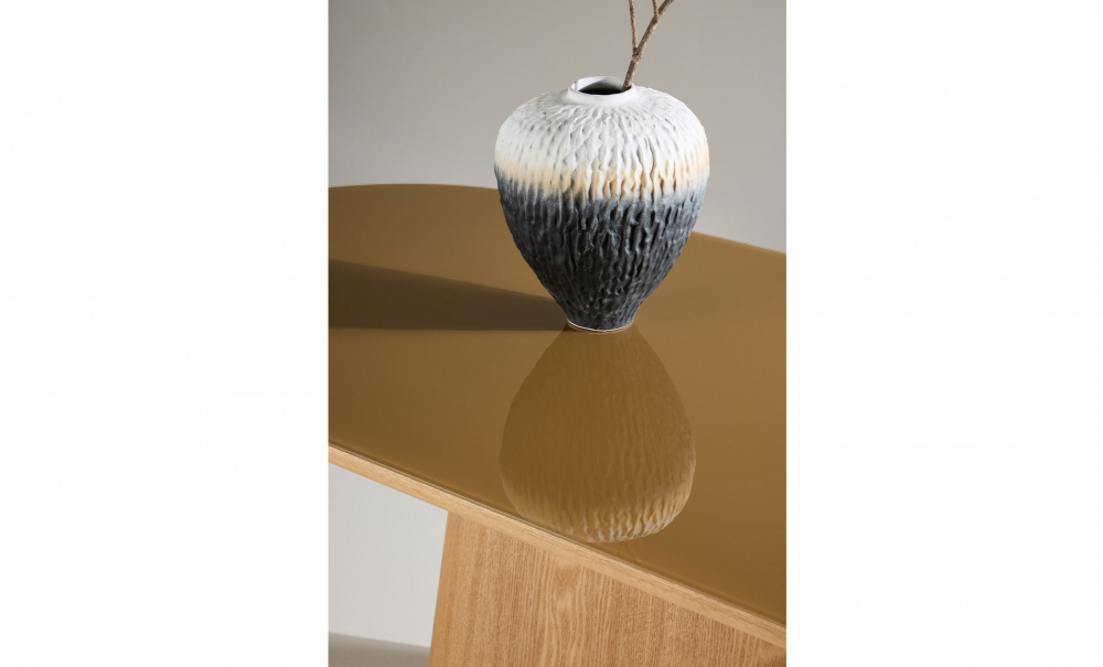 CONRAD Matbord Natur/Glas i gruppen Matplats / Bord / Matbord hos SoffaDirekt.se (62035-111)