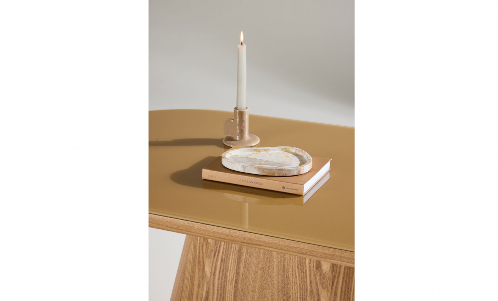 CONRAD Soffbord Natur/Glas i gruppen Vardagsrum / Soffbord / Trbord hos SoffaDirekt.se (62058-111)