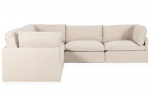 Byt till bild nr 6 (CEDAR Hörnsoffa Vändbar Beige)