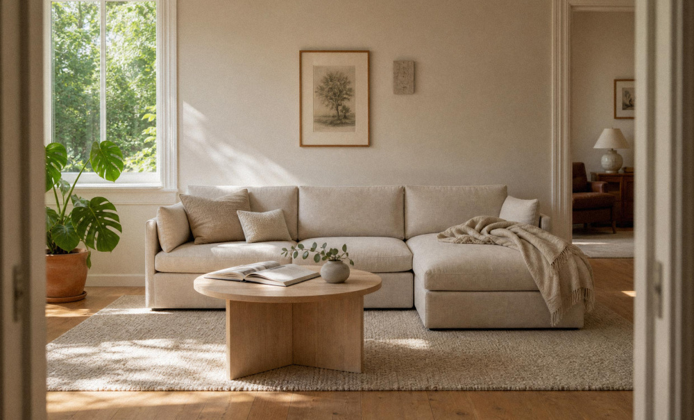Bild nr 2 (CEDAR Divansoffa Vändbar Beige)