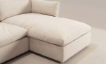 Byt till bild nr 8 (CEDAR Divansoffa Vändbar Beige)