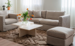 BRYCE Fotpall Sandbeige Byt till bild nr 3 (BRYCE Fotpall Sandbeige)