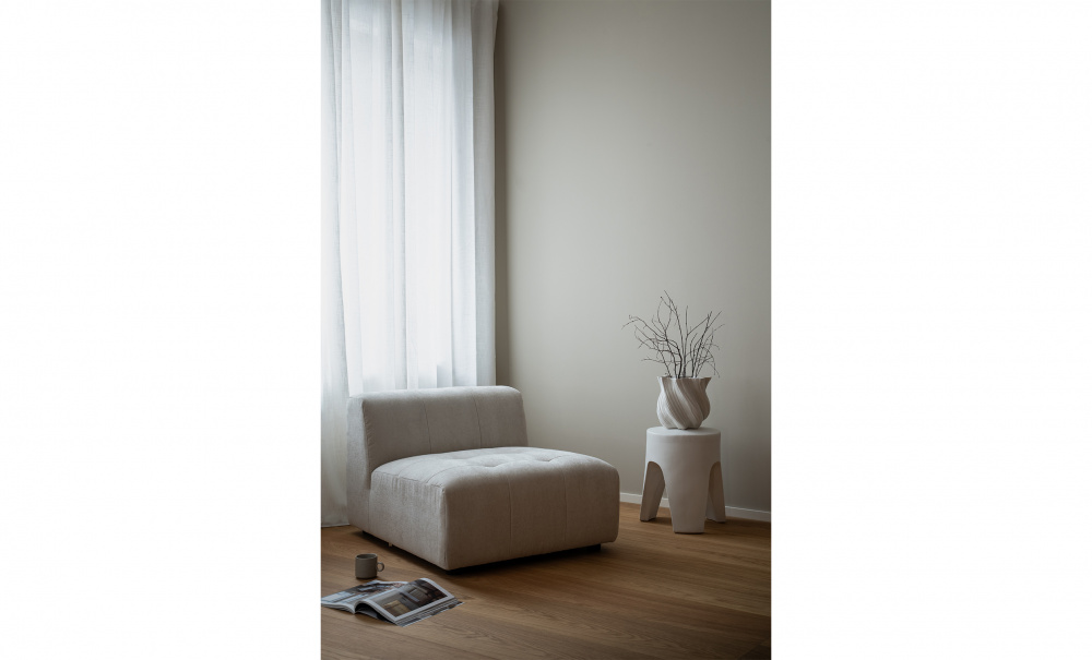COCO Ftlj/Mittdel Offwhite i gruppen Vardagsrum / Soffor / Modulsoffor hos SoffaDirekt.se (656-COC-1S-FM130)