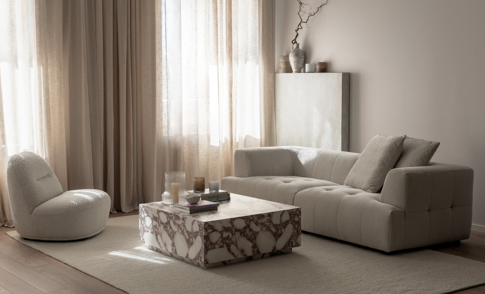 COCO 3-sitssoffa Offwhite i gruppen Vardagsrum / Soffor / 3-sits soffor hos SoffaDirekt.se (656-COC-3S-FM130)
