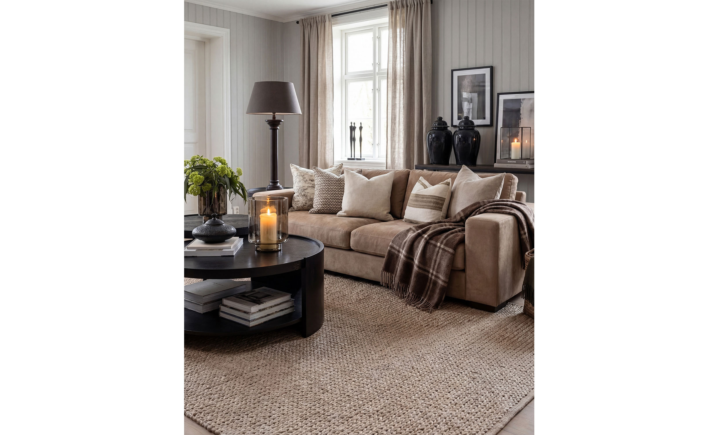 UNA Ullmatta 200x290 Beige