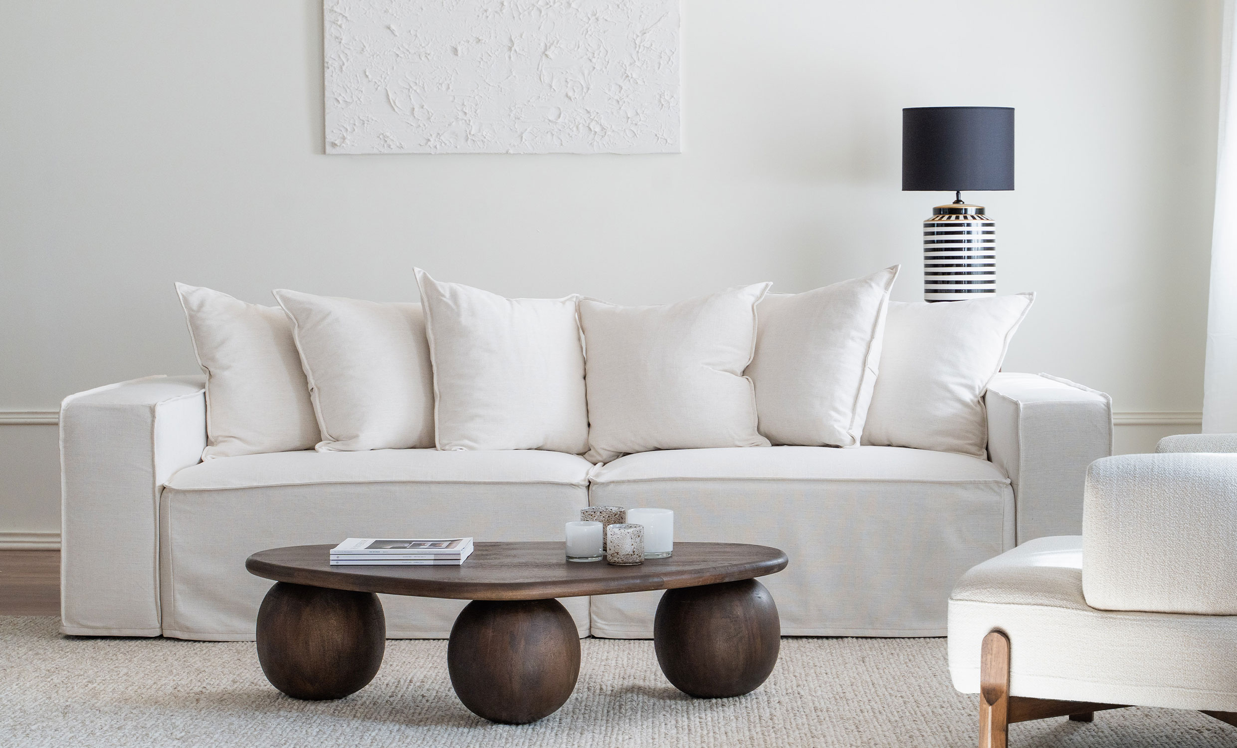 LOFT 4-sitssoffa Offwhite