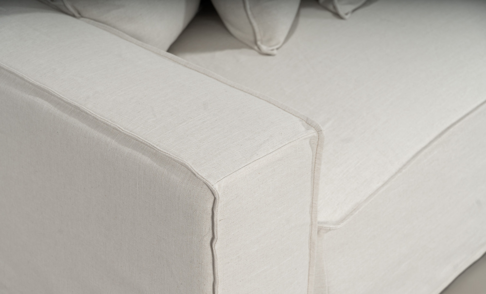 LOFT 4-sitssoffa Offwhite i gruppen Vardagsrum / Soffor / 4-sits soffor hos SoffaDirekt.se (671LO4S-FLW201A)