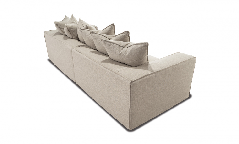 LOFT 4-sitssoffa Beige i gruppen Vardagsrum / Soffor / 4-sits soffor hos SoffaDirekt.se (671LO4S-FLW5A)