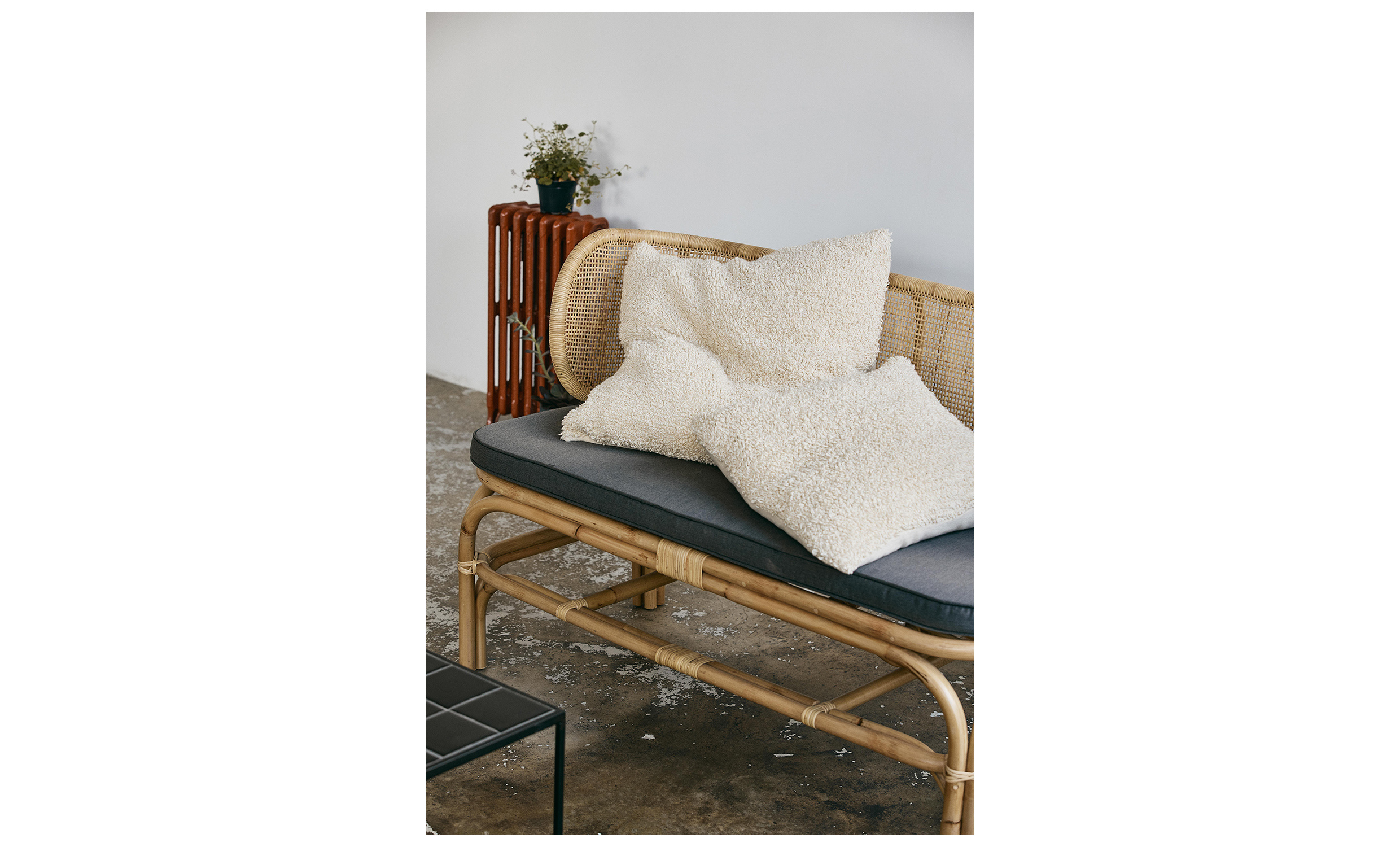 LYRA Kuddfodral 58x58 Benvit