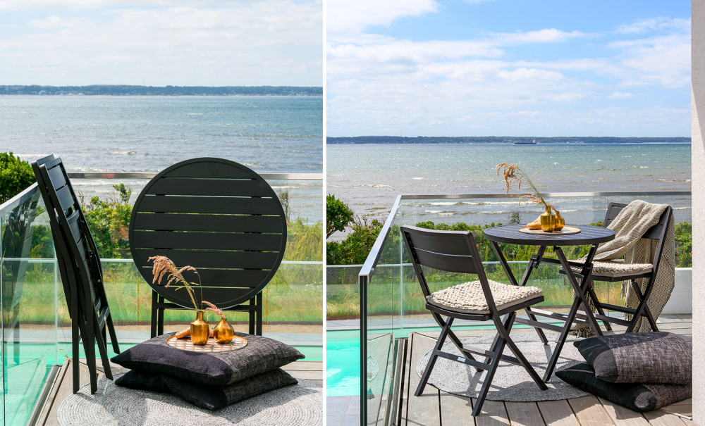 WILKIE Cafbord Fllbar Svart i gruppen Utembler / Sittmbler / Loungembler hos SoffaDirekt.se (6933-8)