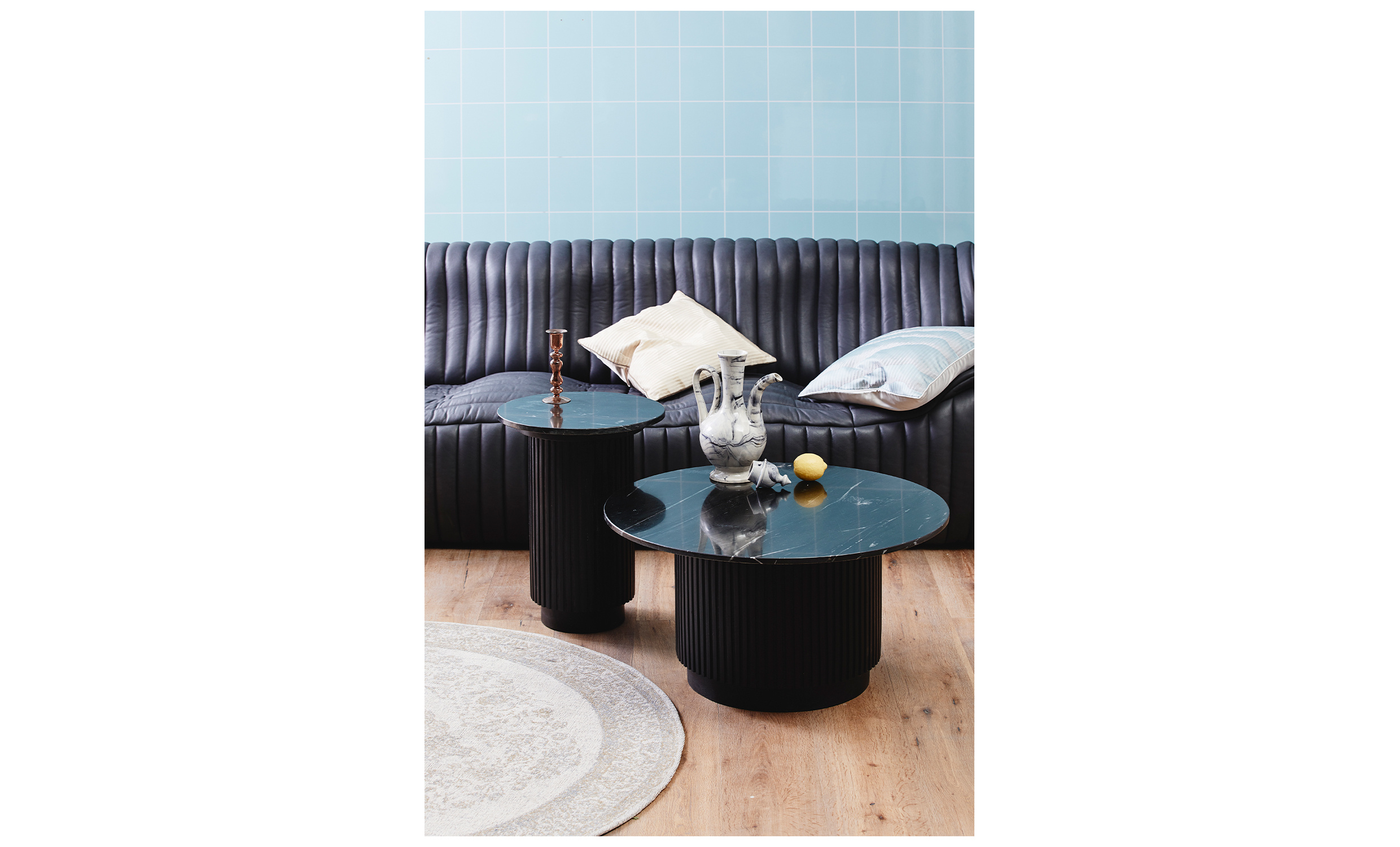 ERIE Soffbord 75 Svart