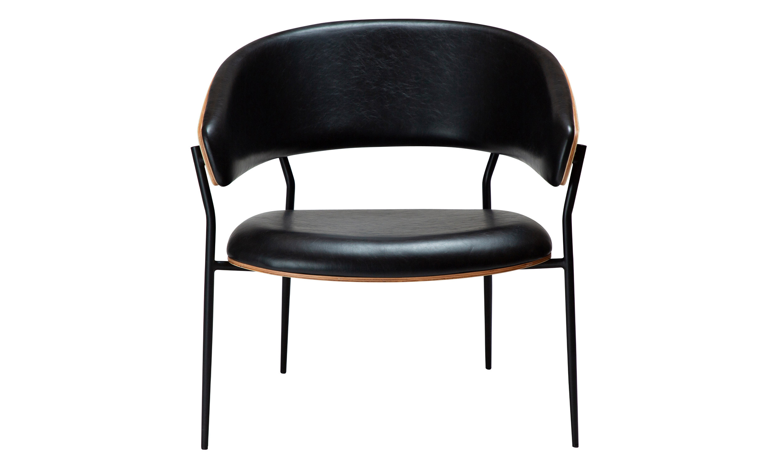 CRIB Loungestol Svart/Ek