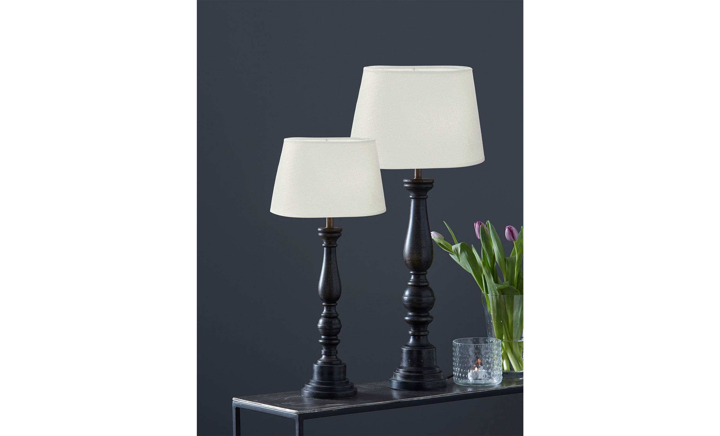 DORIS Bordslampa 64cm Svart