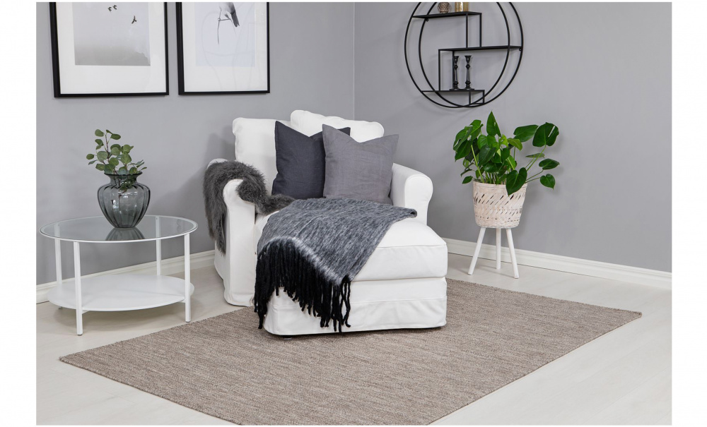 BJRKA Ullmatta 240x340 Linne i gruppen Mattor & Textil / Mattor hos SoffaDirekt.se (70568)