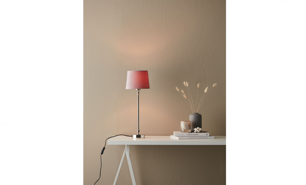 Bild nr 2 (LIAM Bordslampa 59cm Silver/Rosa)