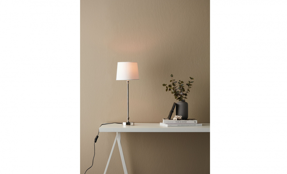 Bild nr 2 (LIAM Bordslampa 59cm Silver/Vit)