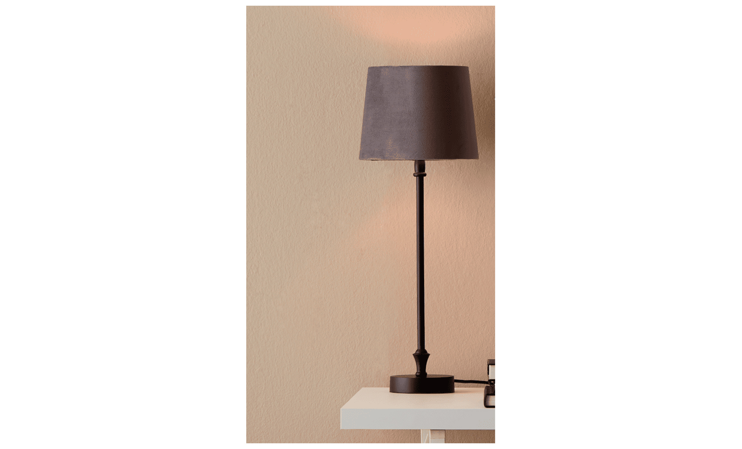 LIAM Lampfot 46 cm Svart