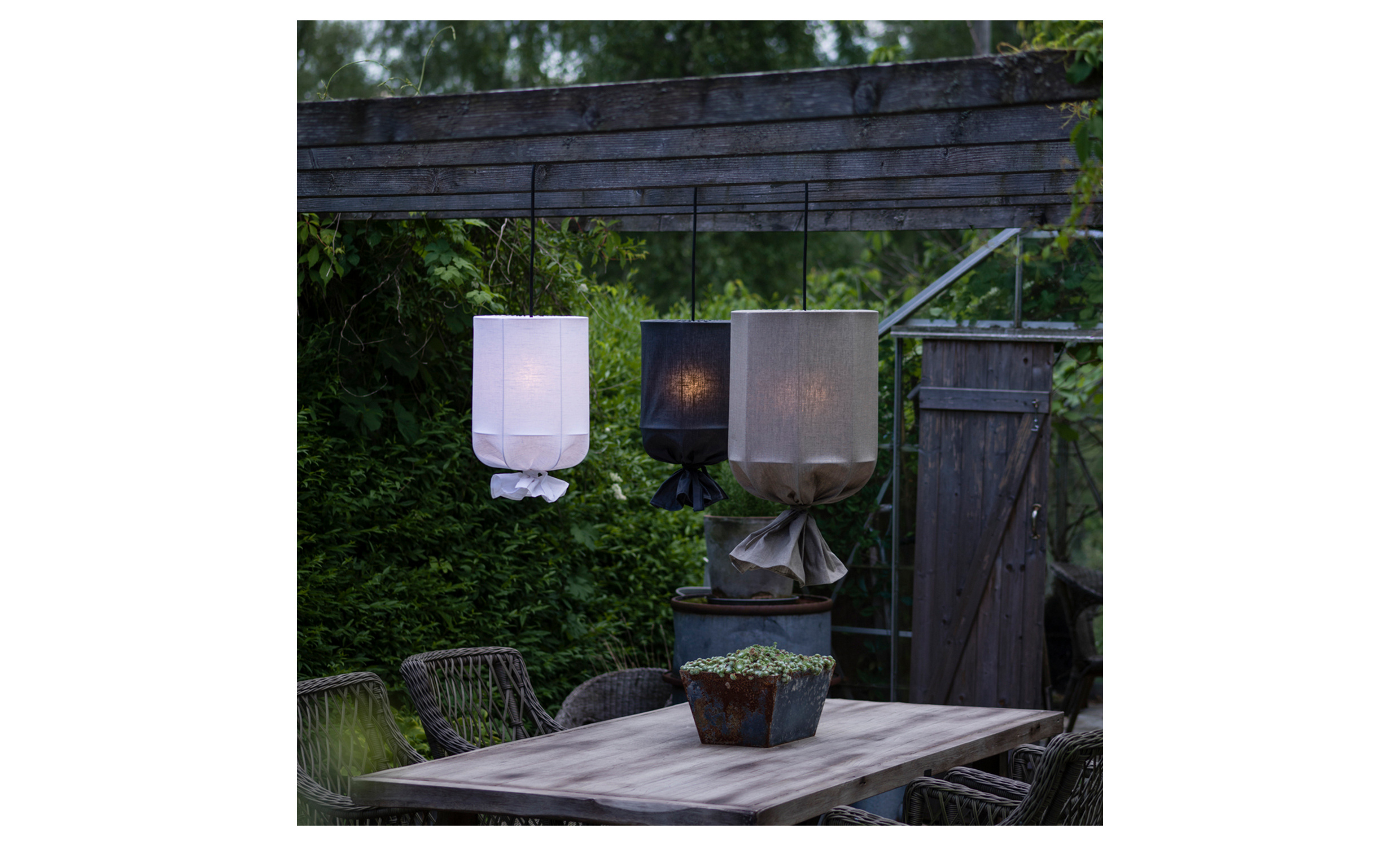TUVA Lampskrm Utomhus Ljusgr 30 cm