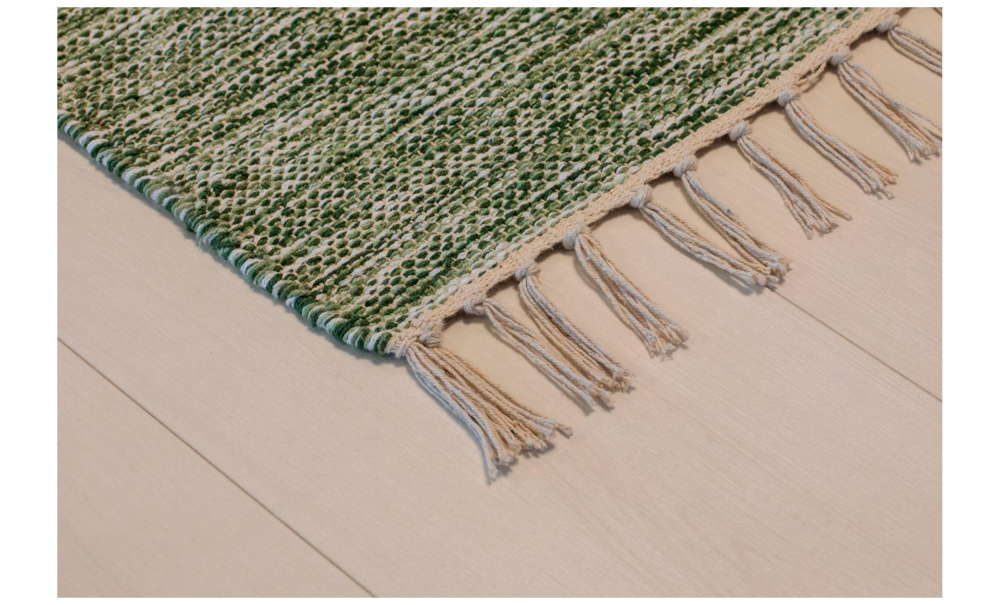SIGNE Matta 160x230 Grn i gruppen Mattor & Textil / Mattor / Bomullsmattor hos SoffaDirekt.se (73392)