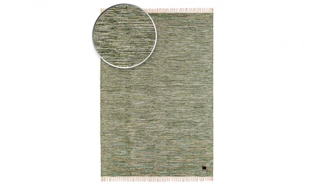 SIGNE Matta 160x230 Grn i gruppen Mattor & Textil / Mattor / Bomullsmattor hos SoffaDirekt.se (73392)