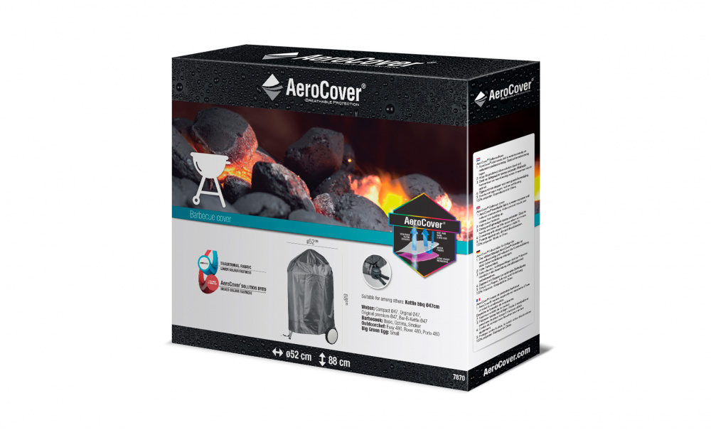 AEROCOVER Kolgrillskydd 47 Antracit i gruppen Utembler / Frvaring / Mbelskydd hos SoffaDirekt.se (7870)