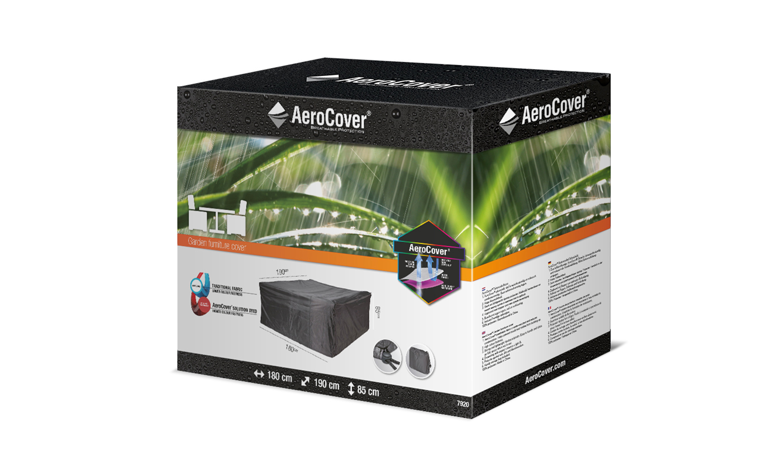 AEROCOVER Mbelskydd 180 Antracit