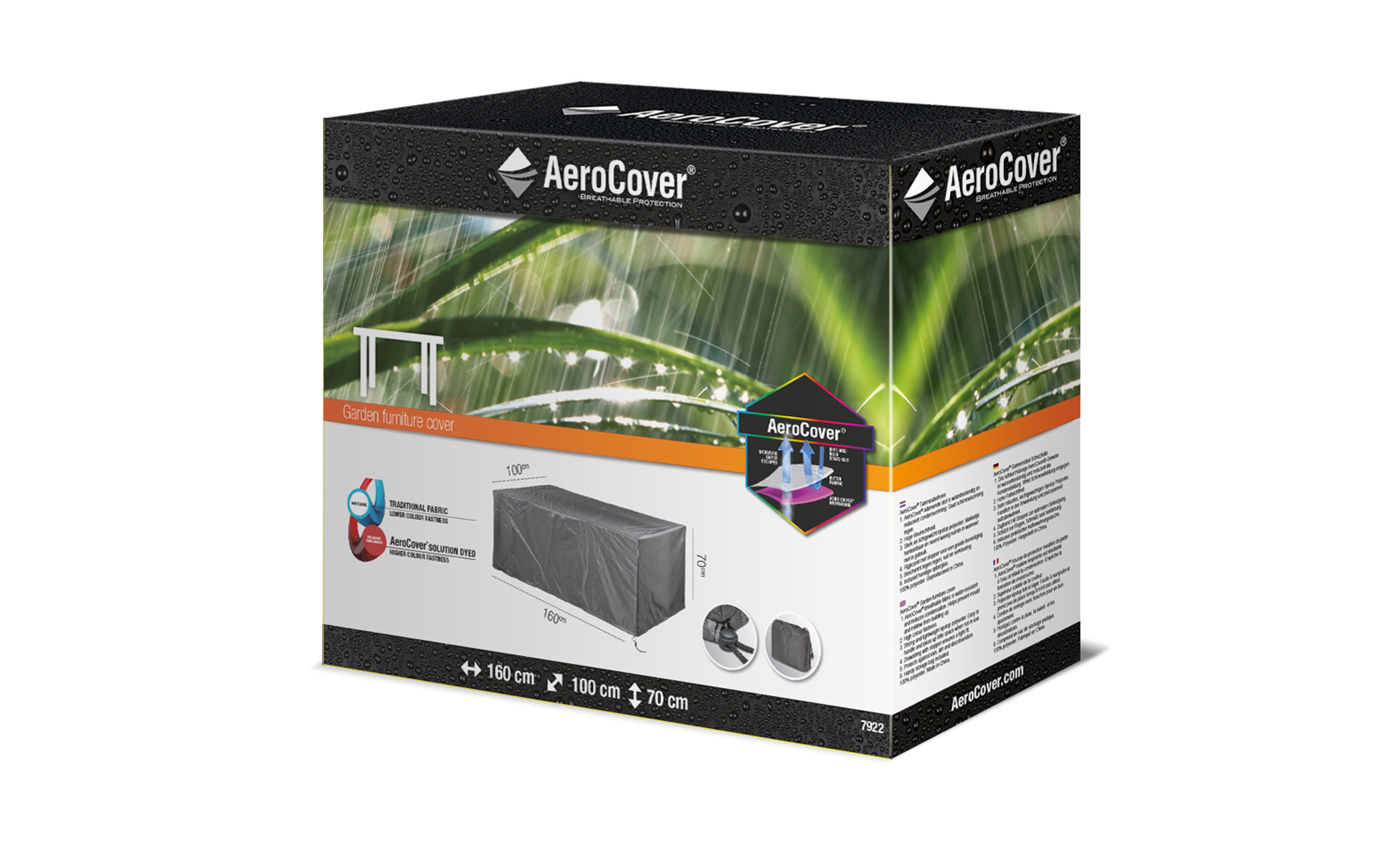 AEROCOVER Mbelskydd Antarcit 160x100xH70