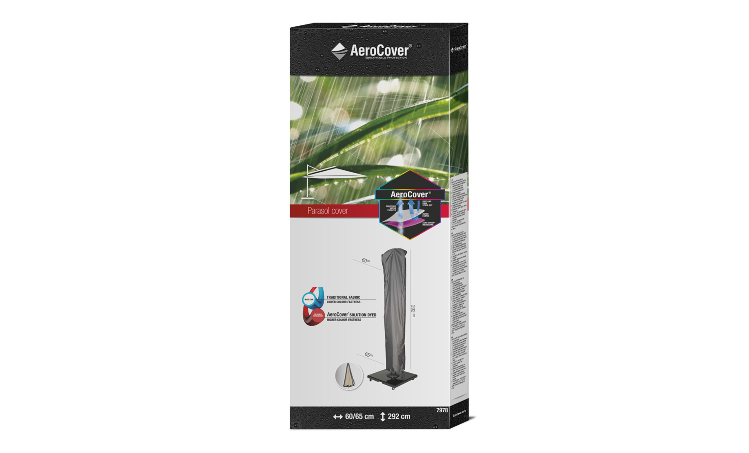 AEROCOVER Parasollskydd 292 Antracit