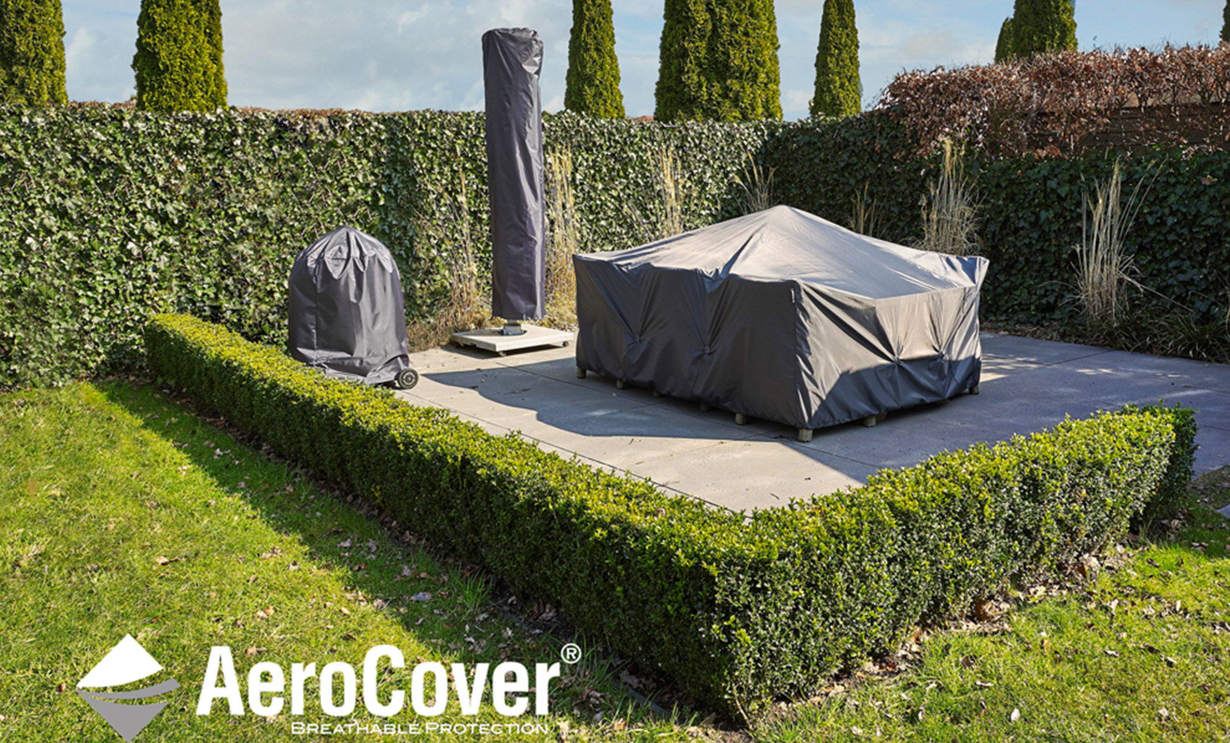 AEROCOVER Parasollskydd 215 Antracit