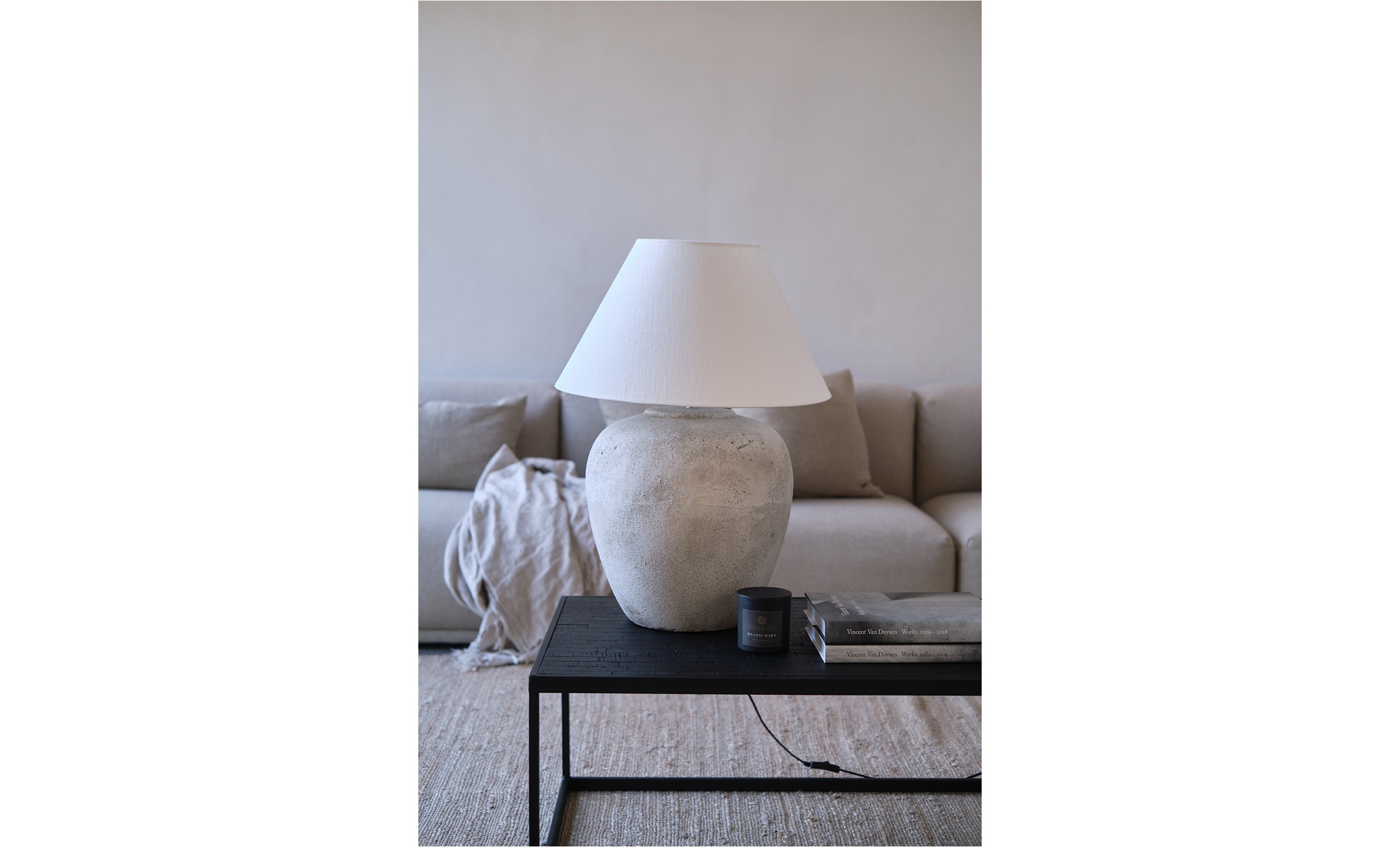CONO Lampskrm Vit L