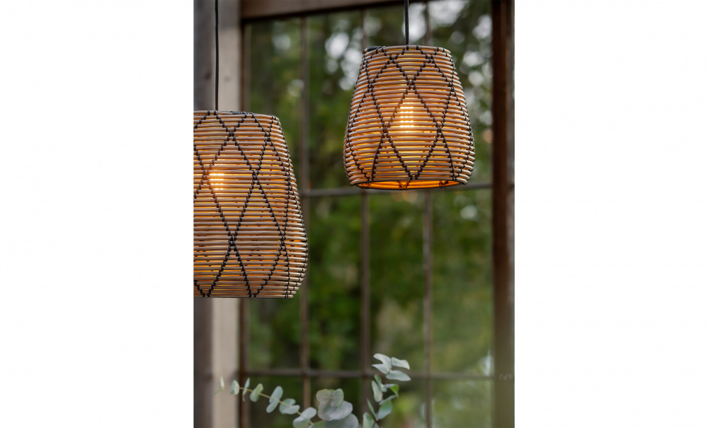 Bild nr 3 (LOLLO Taklampa 28cm Natur/Svart)