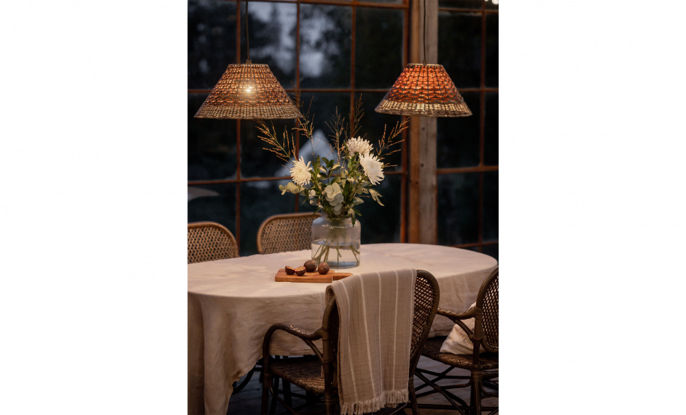 LISEN Taklampa 45cm Natur i gruppen Belysning / Lampor / Taklampor hos SoffaDirekt.se (8045-2503)