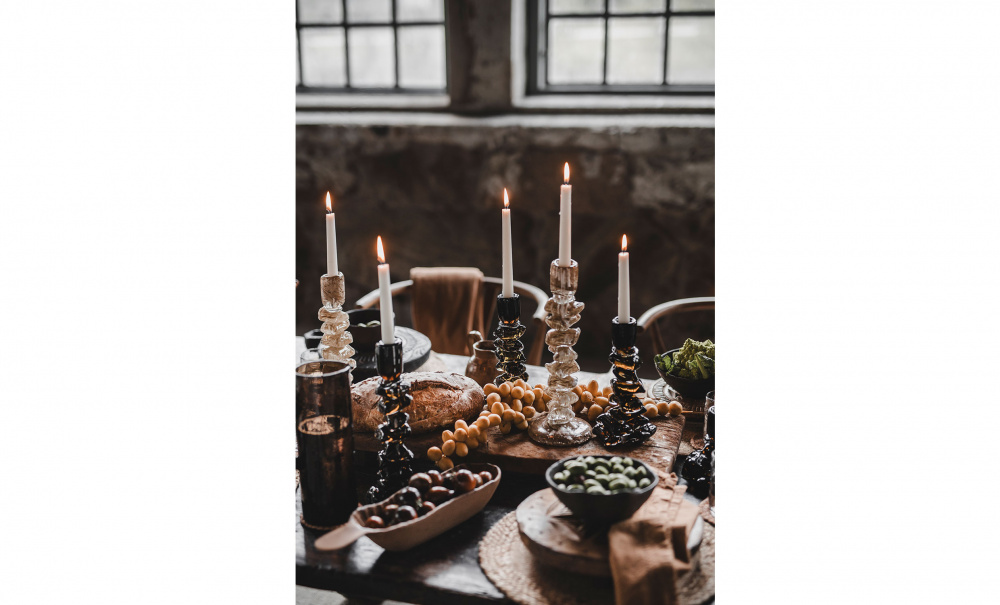 Bild nr 3 (CARMELLA Ljusstake L Beige)