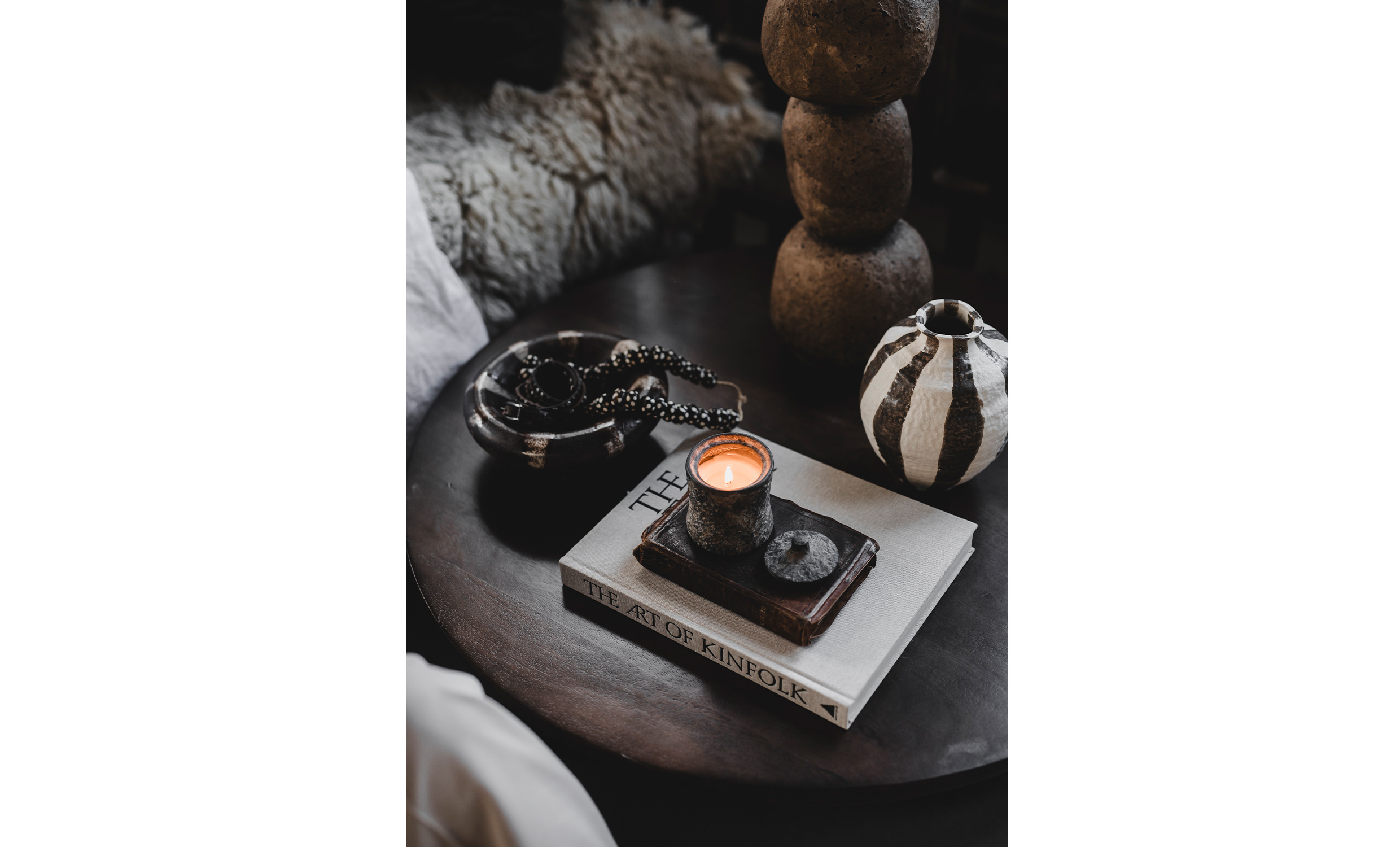 REMI Sk�l L M�rkbrun/Ivory