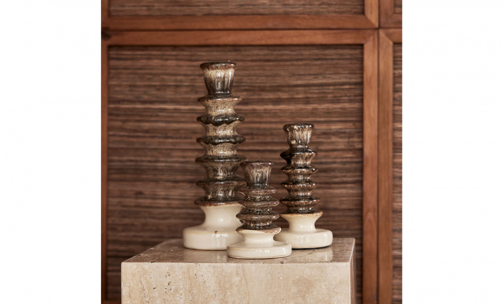 Bild nr 2 (CALYPSO L Ljusstake Beige)