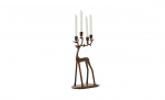 Byt till bild nr 1 (ANIMALIA DEER Ljusstake Brun)