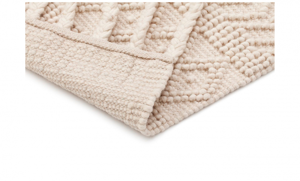 GOLIAT Ullmatta 160x230 Vit i gruppen Mattor & Textil / Mattor hos SoffaDirekt.se (82769)