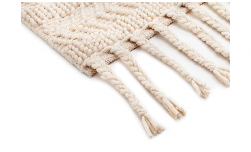 GOLIAT Ullmatta 240x340 Vit i gruppen Mattor & Textil / Mattor / Ullmattor & Rllakan hos SoffaDirekt.se (82783)