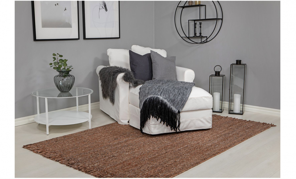 JANE Ullmatta 200x300 Rost i gruppen Mattor & Textil / Mattor / Ullmattor & Rllakan hos SoffaDirekt.se (83506)
